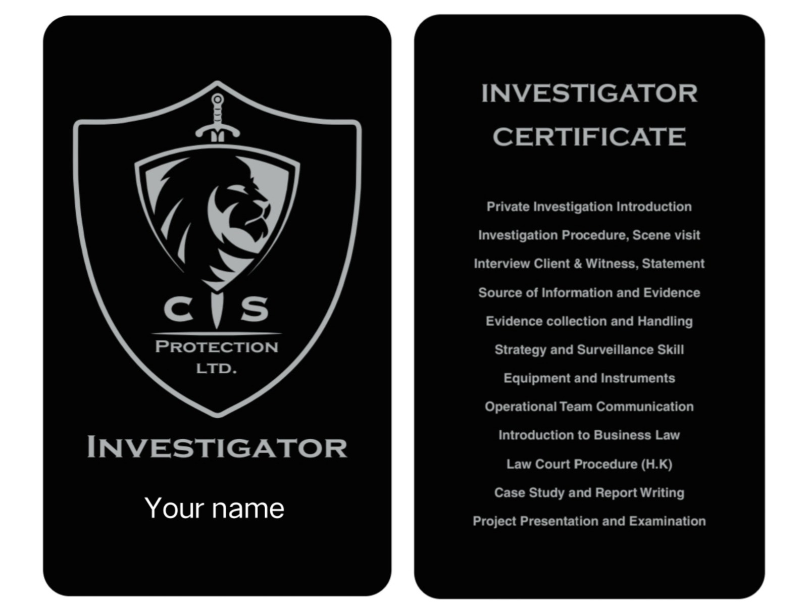 BodyGuard Badge
